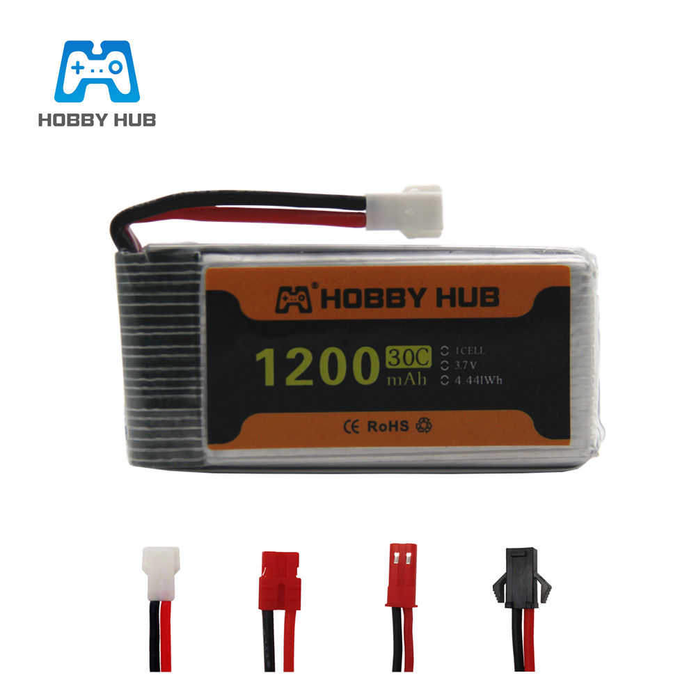 3.7V 1200mAh 30C Lipo Battery  - Hobby Rc Quadcopters review and price