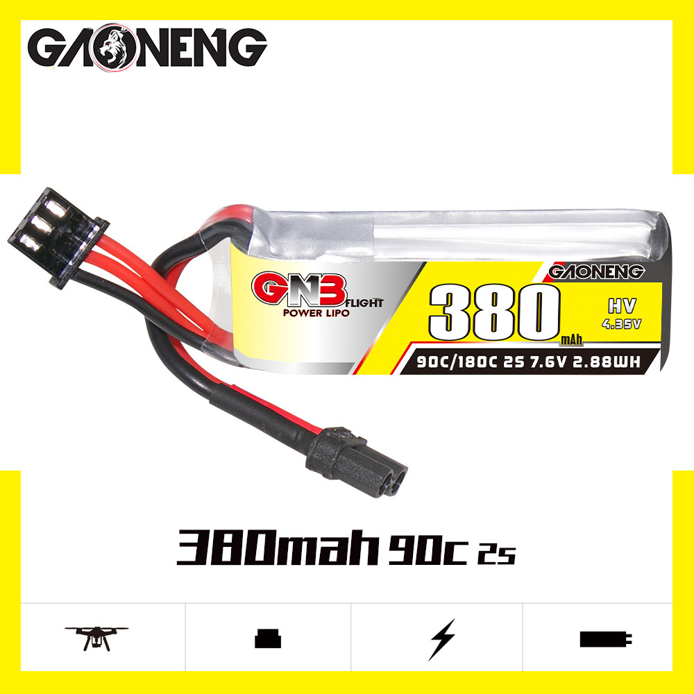 GNB 2S 7.6V 380mAh 90C/180C Li - Hobby Rc Quadcopters review and price